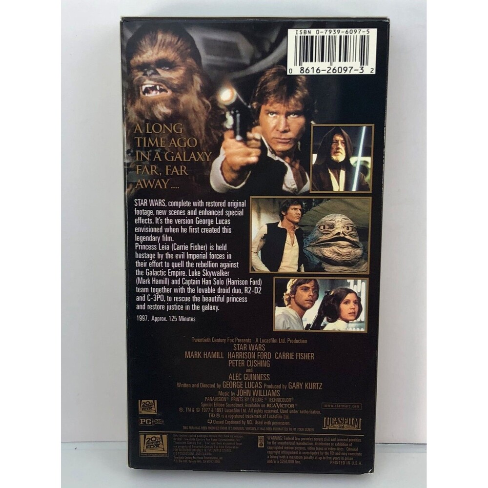 Star Wars Trilogy 1997 VHS Special Edition 4102930 - Picture 15 of 16